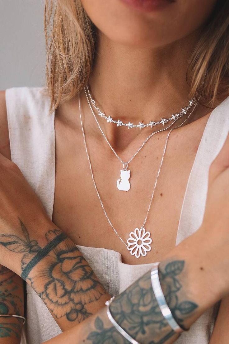 Choker de Estrelas - 35cm em prata 925